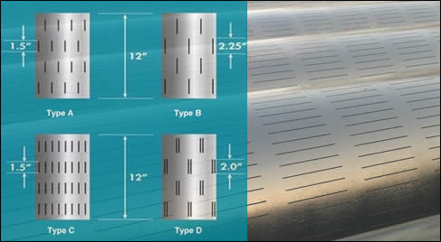 Stainless Steel Water Well Screen of Slotted Tube